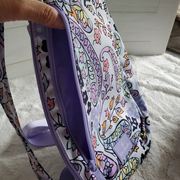Vera Bradley Lighten Up Essential Sling Backpack in Maddalena Paisley Soft main image 5